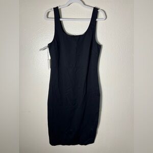Babaton Midnight Black midi Dress size L